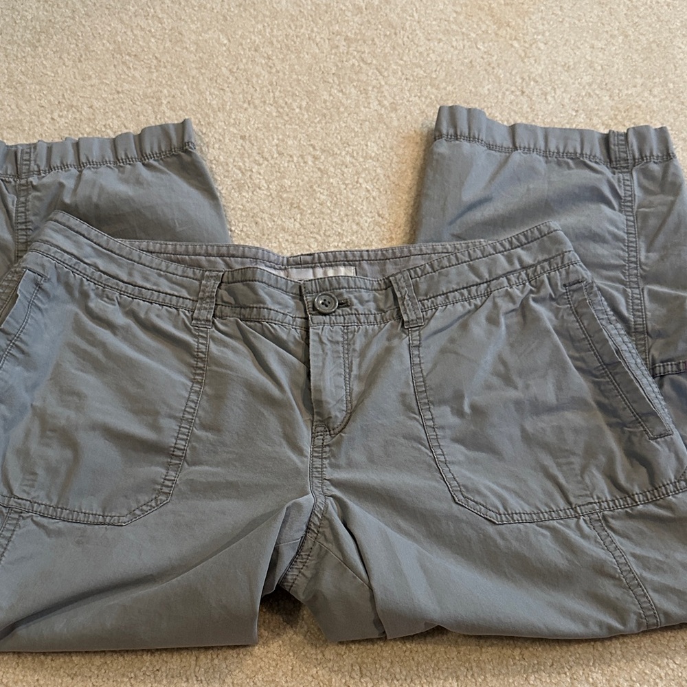 Gray low-rise Casual Pants